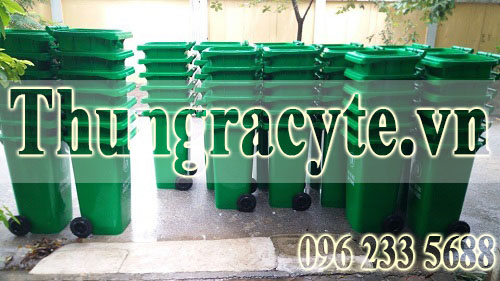 Cung cấp số lượng lớn thùng rác 120 lít cho các dự án tại Hà Nội, Bắc Ninh