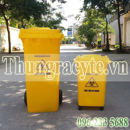 Thùng đựng rác y tế ở Lạng Sơn