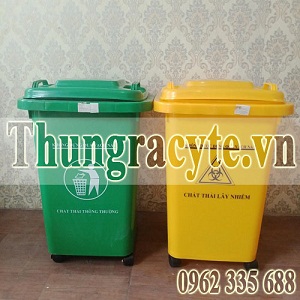 Thùng rác nhựa 60 lít tại Bắc Ninh