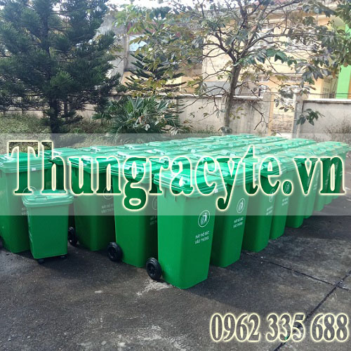 Thùng rác nhựa 120 lít ở Bắc Ninh
