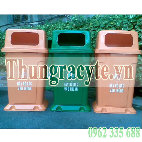 Thùng đựng rác ở Bắc Ninh (thùng rác nhựa 95 lít)