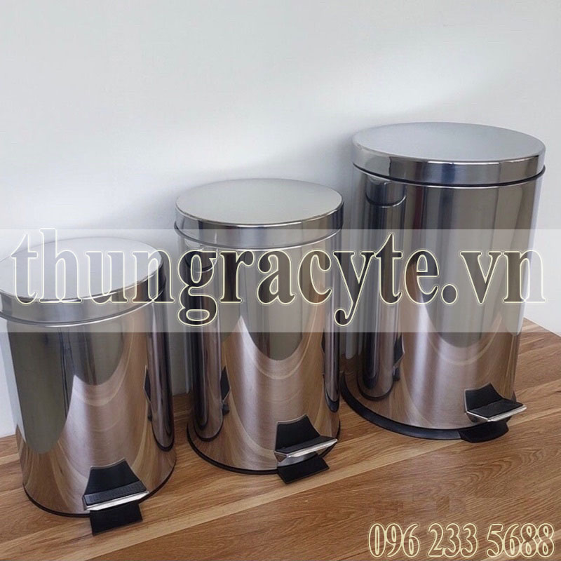Thùng rác inox nông thôn mới - Sang trọng và Thẩm mỹ