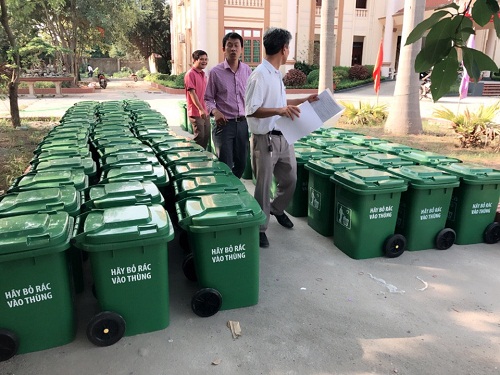 Thùng rác nông thôn mới ở Thuận Thành Bắc Ninh