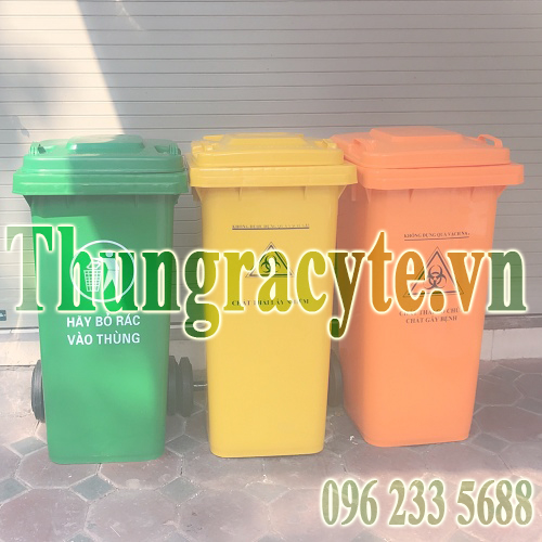 Thùng Rác Công Cộng 120L | Giải Pháp Thu Gom Rác Hiệu Quả