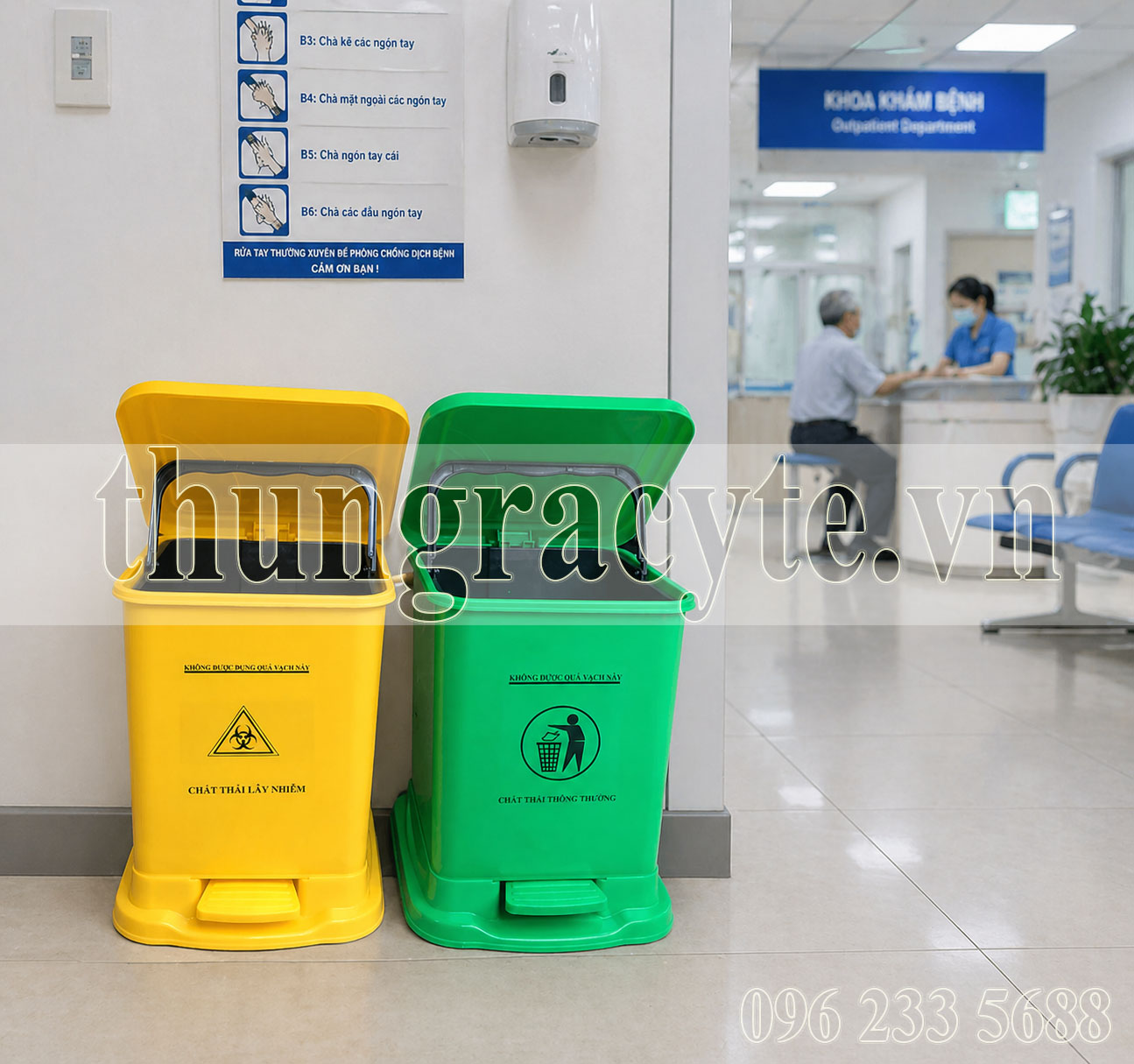 Cách vệ sinh thùng rác y tế đúng chuẩn