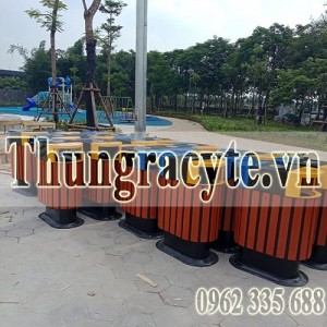 Đặc điểm của thùng rác công viên